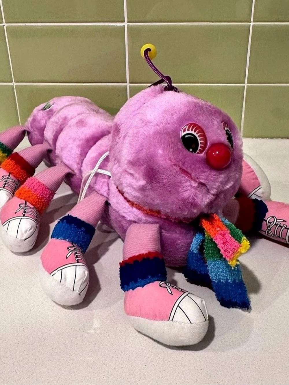 Commonwealth Toy & Novelty Co. Inc. Pink Lots-A-Lots-A-Leggggggs Caterpillar Plu